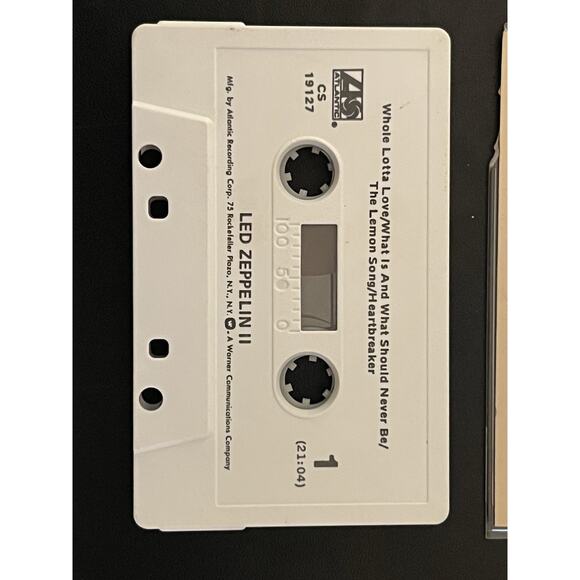 Led Zepplin II Cassette Tape Atlantic CS 19127 Good Sound - Picture 4 of 4
